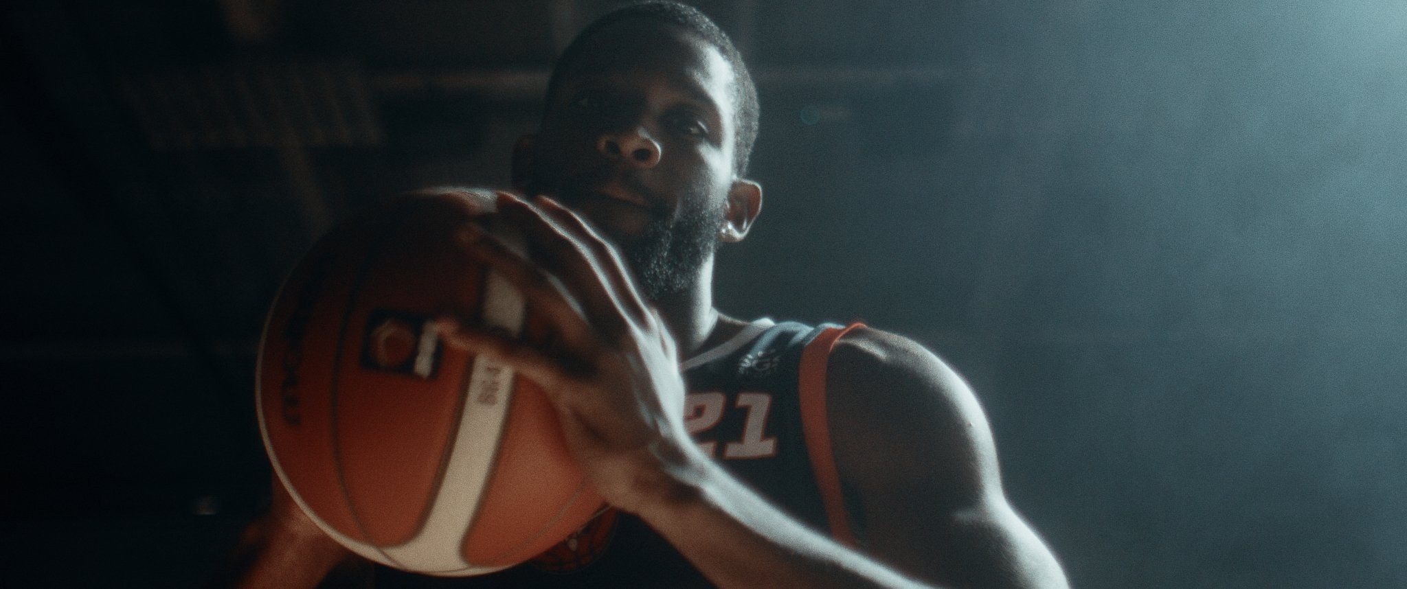 British Basketball League, commercial shot by cinematographer Lou Murrall